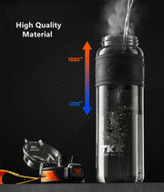 Portable Gym Fitness Water Bottle With Straw - sportvital